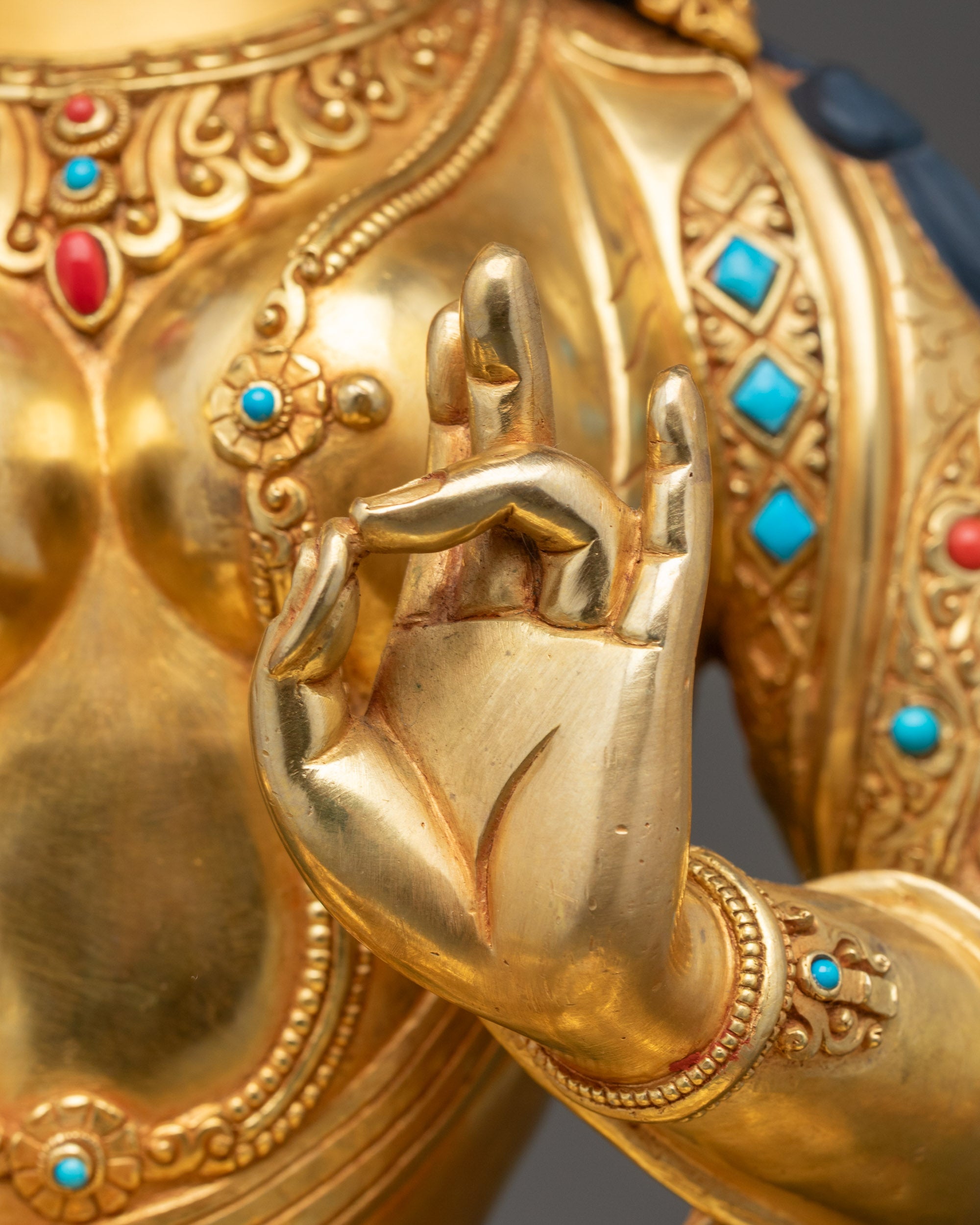 Handcrafted Green Tara Statue | Spiritual Art for Devotion & Home