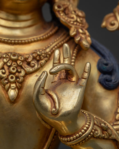 Maha Manjushri Statue | Nepali Artisan-Crafted Sacred Sculpture
