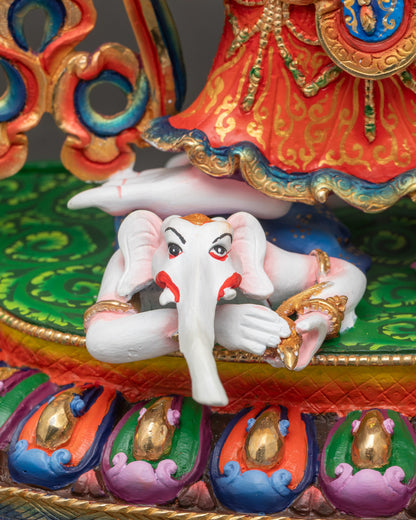 Sacred Shadbhuja Sita Mahakala Statue | Nepalese Buddhist Art