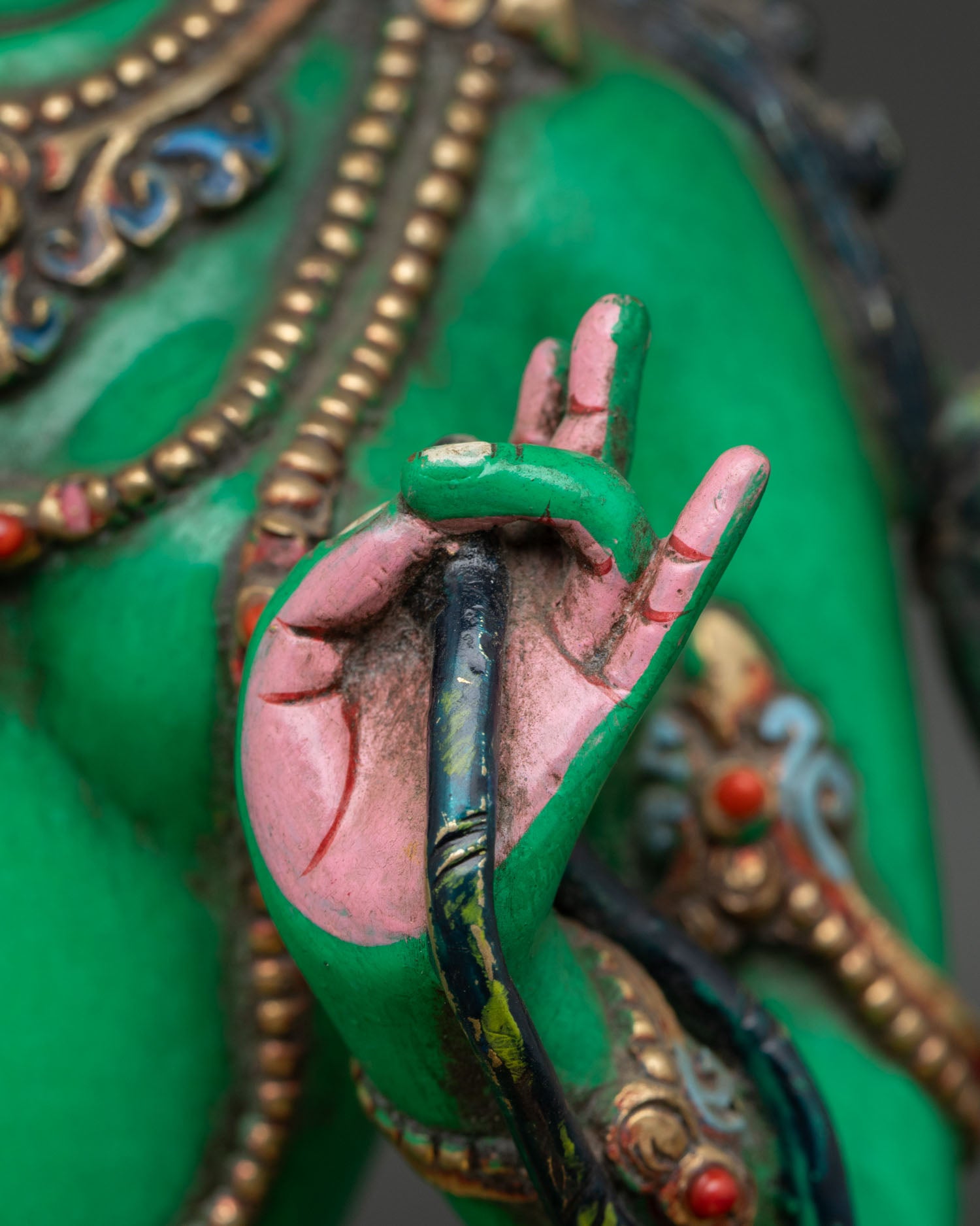 Green Tara Statue
