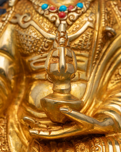 Divine Guru Rinpoche Statue for Meditation and Spiritual Practice