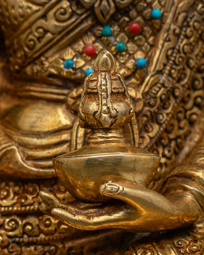 Guru Rinpoche Statue | The Second Buddha Handmade Himalayan Art