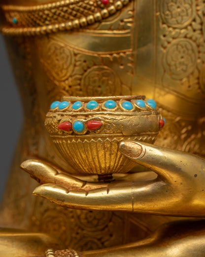 Authentic Nepalese Shakyamuni Buddha Sculpture | Scenery Buddha Statue