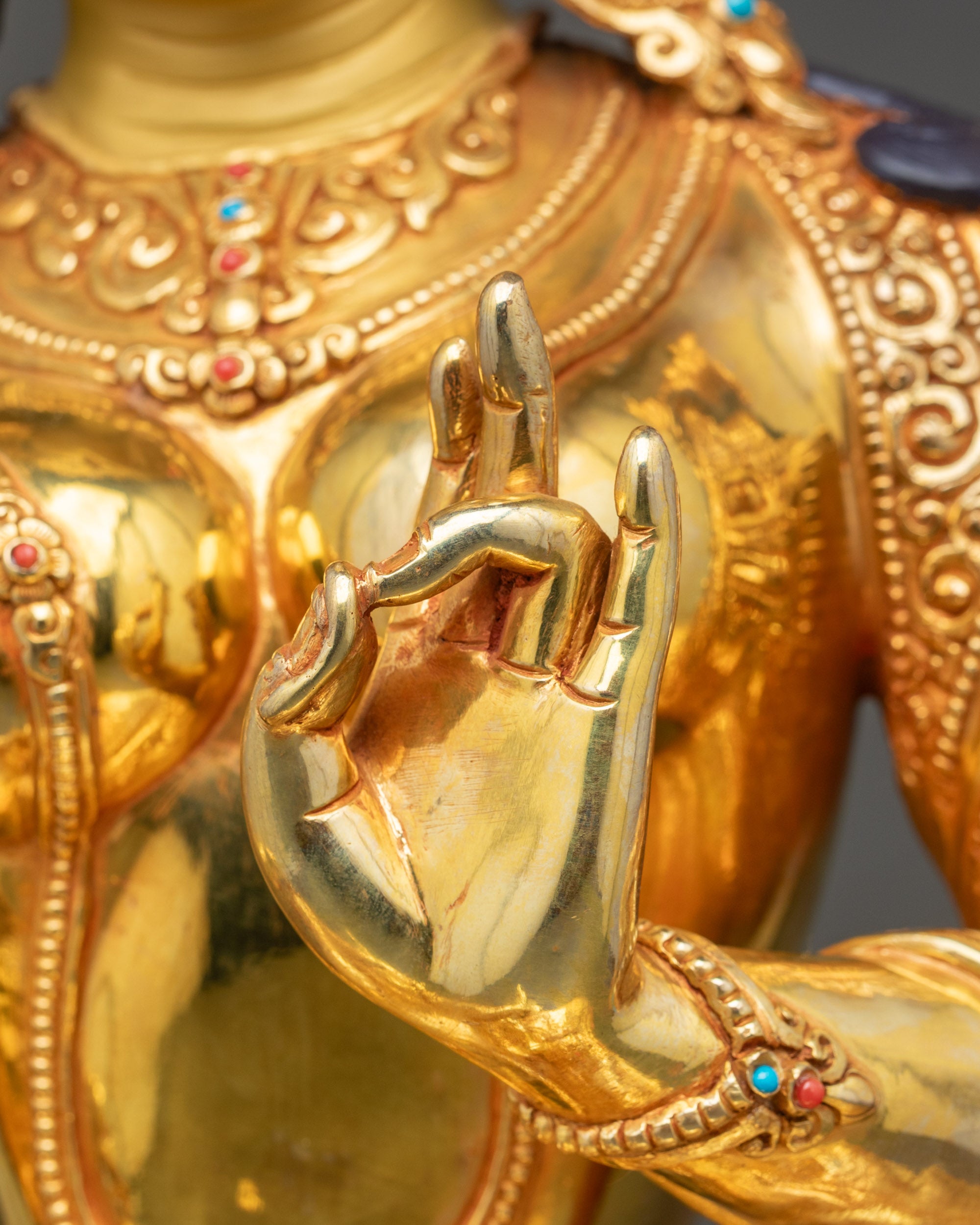 Green Tara Statue | Handcrafted Tibetan Buddhist Artwork