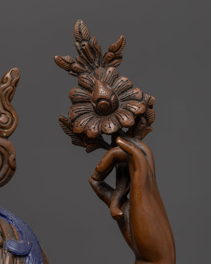 Nepalese Chenrezig Statue – Handcrafted Tibetan Avalokiteshvara Figure