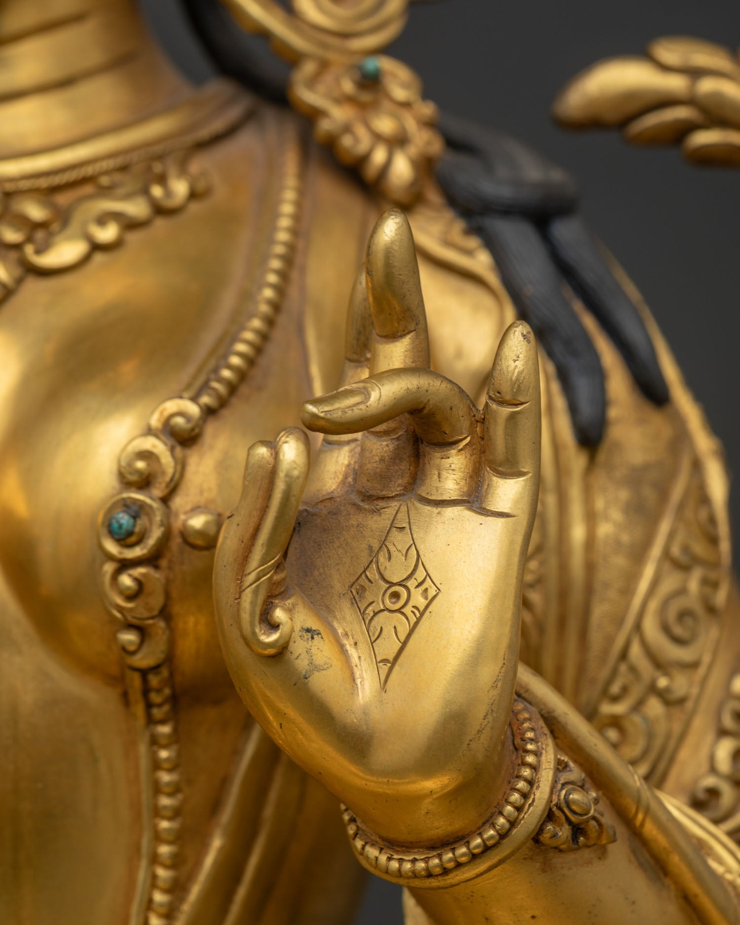 Green Tara Statue