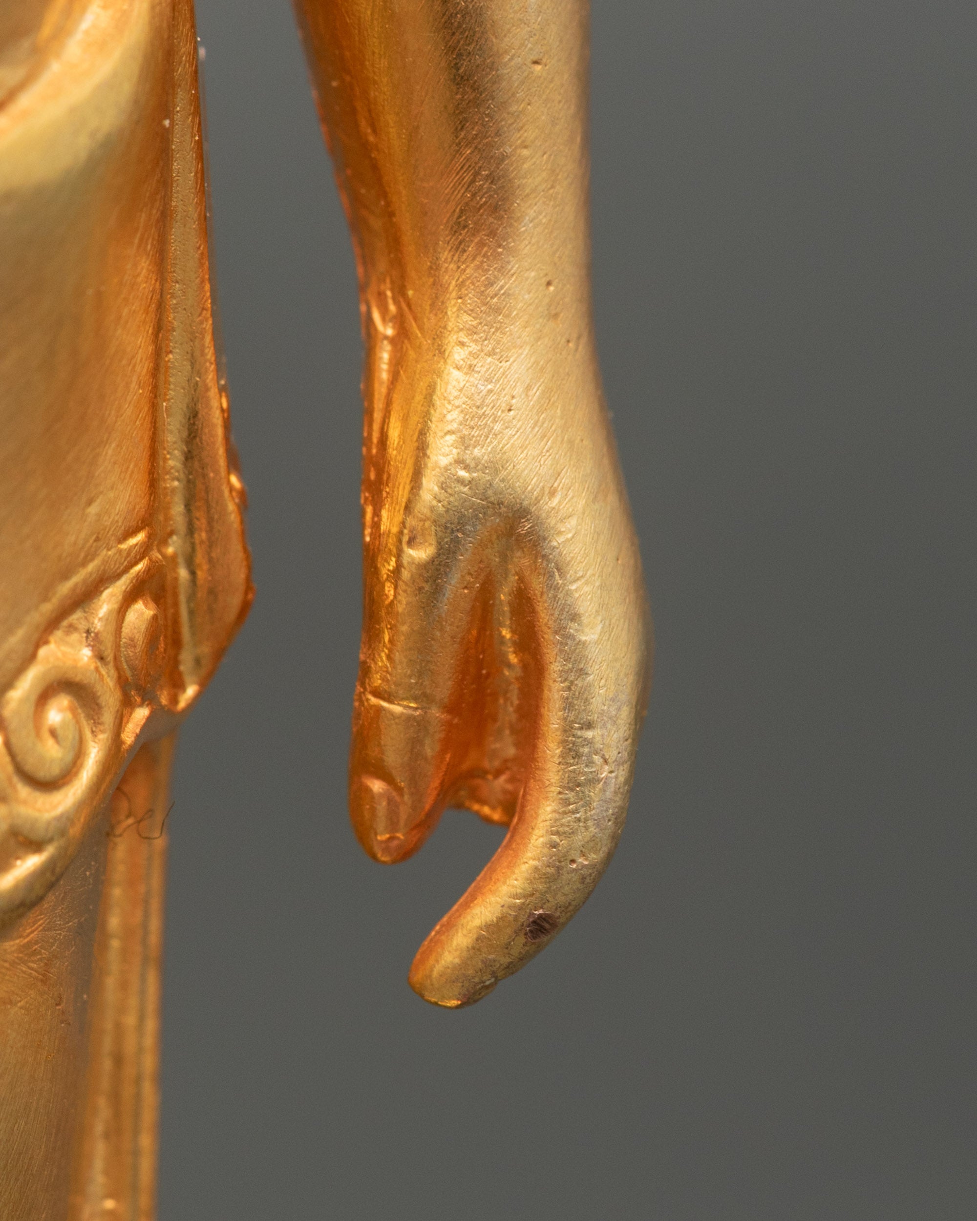 Handmade Little Buddha Figurine - Symbol of Peaceful Blessing