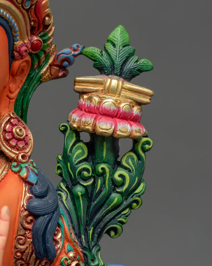 Manjushri Statue | Traditional Himalayan Buddhist Sculpture