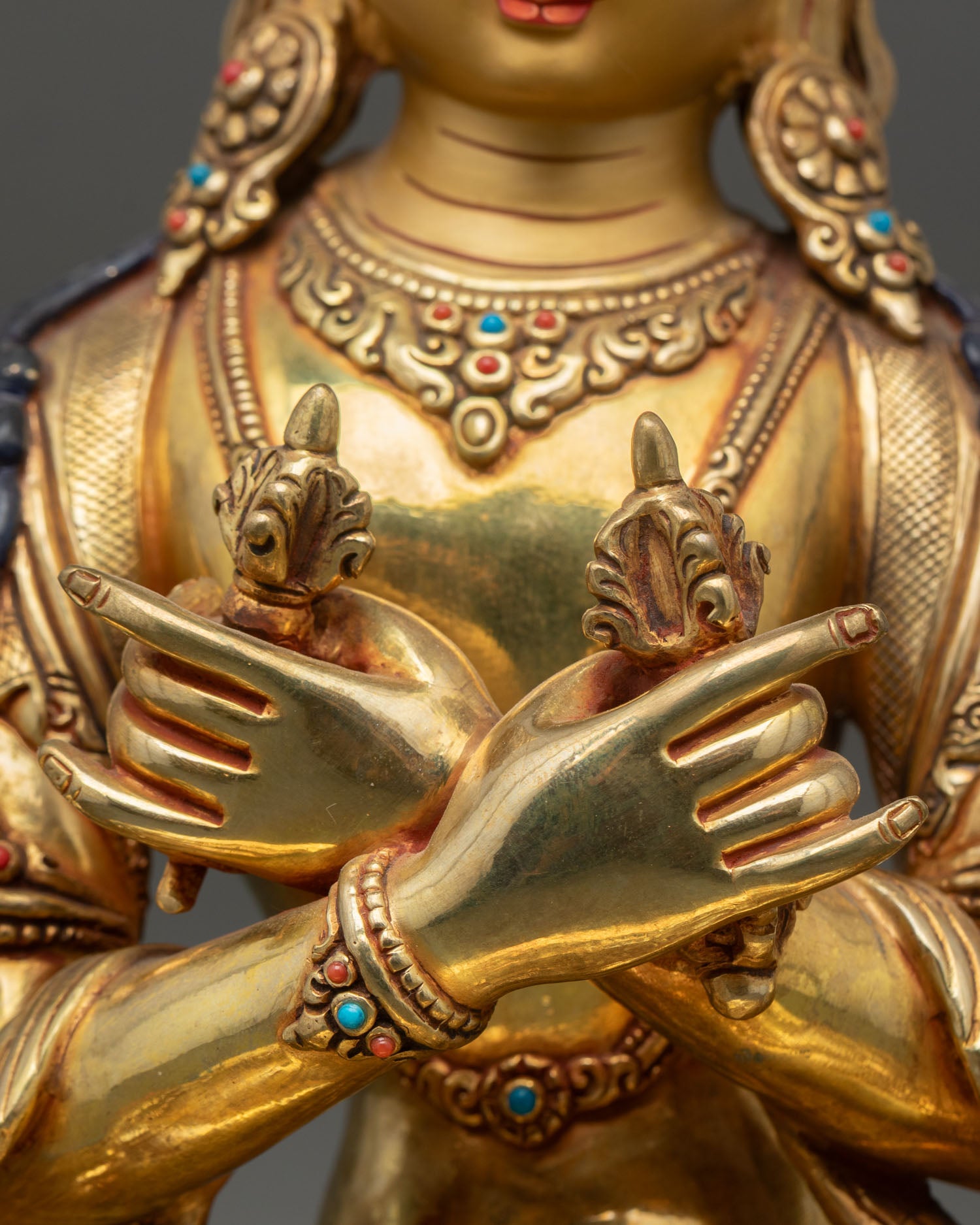 Vajradhara Statue – Sacred Himalayan Buddhist Copper Art