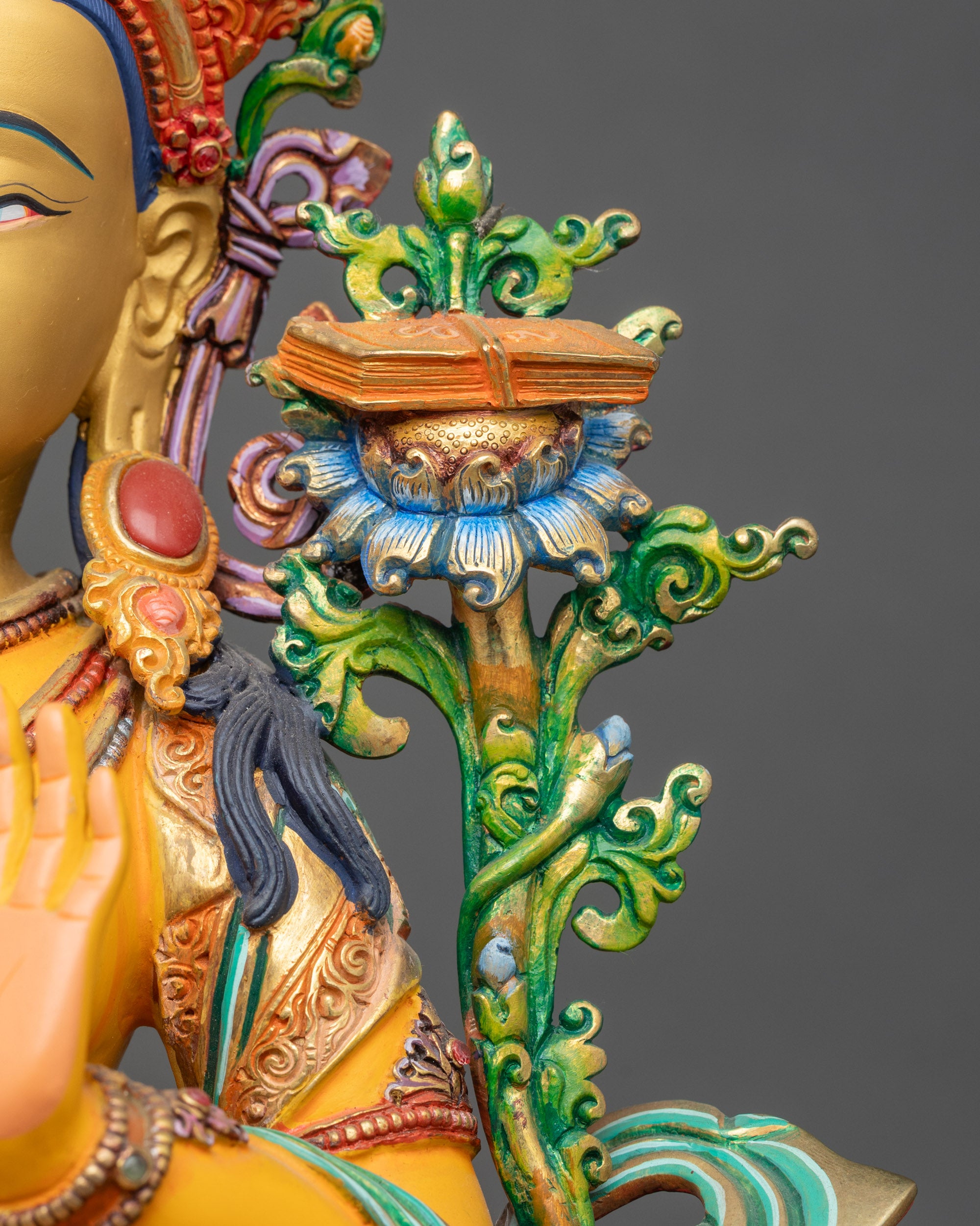Jampelyang Manjushri Statue for Altar | Buddhist God of Knowledge