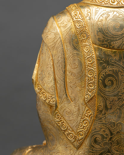 Buddha Shakyamuni Statue | Historical Sangye Meditation Figurine