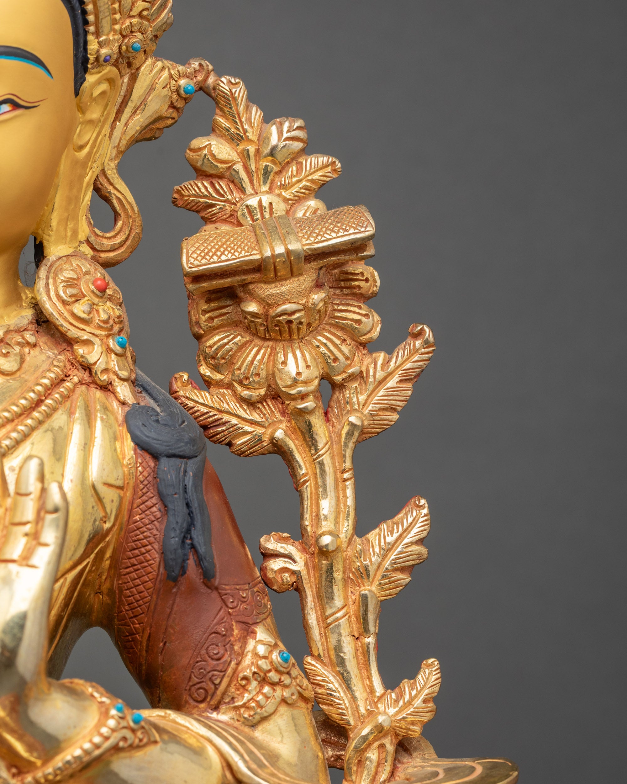 Nepalese Manjushri Statue for Meditation & Devotion