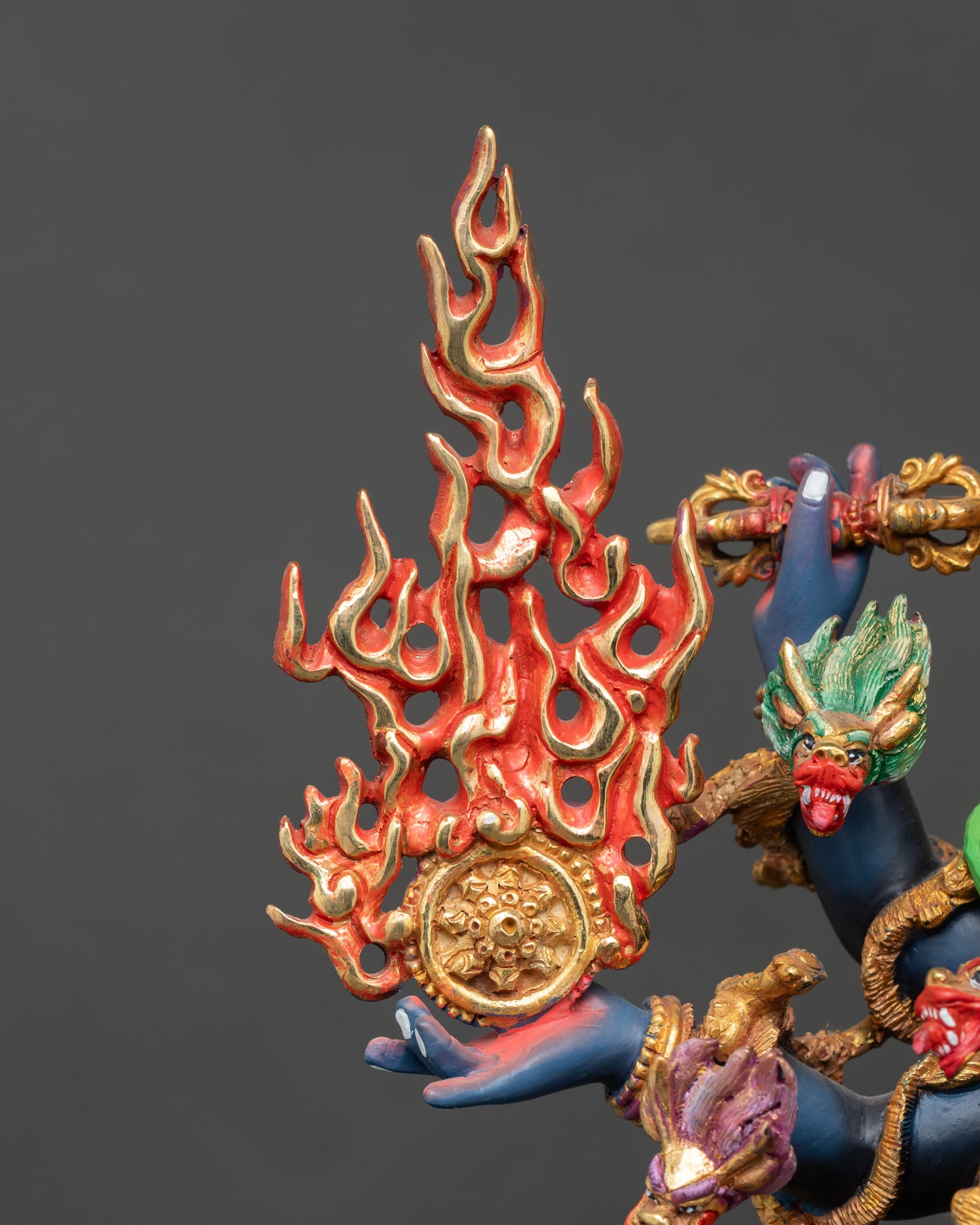 Uchusma Statue | Wrathful Buddhist Deity for Removing Obstacles