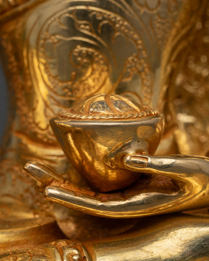 Shakyamuni Buddha Statue | Hand-Carved Meditation Figure for Altar