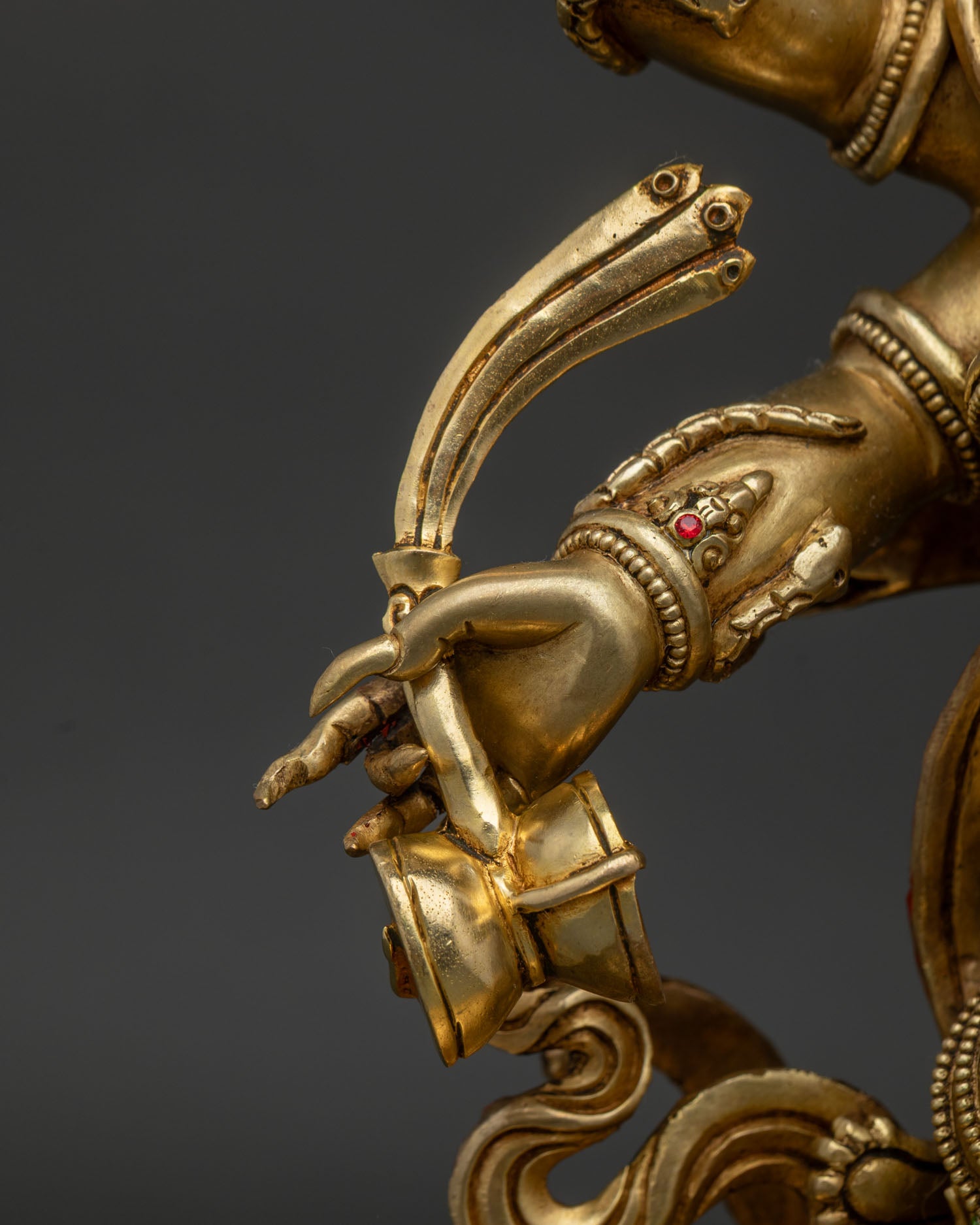 Luxurious Six-Armed Mahakala Statue | Wrathful Dharma Protector Deity