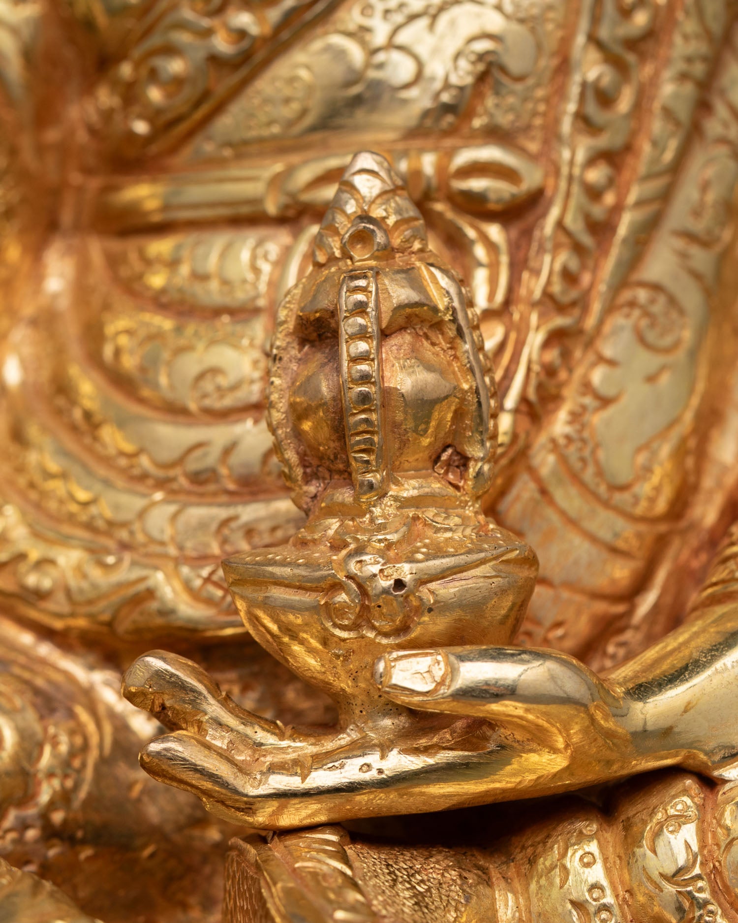 Guru Rinpoche Statue for Spiritual Home Altar Decor