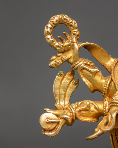 Six Armed Mahakala Statue