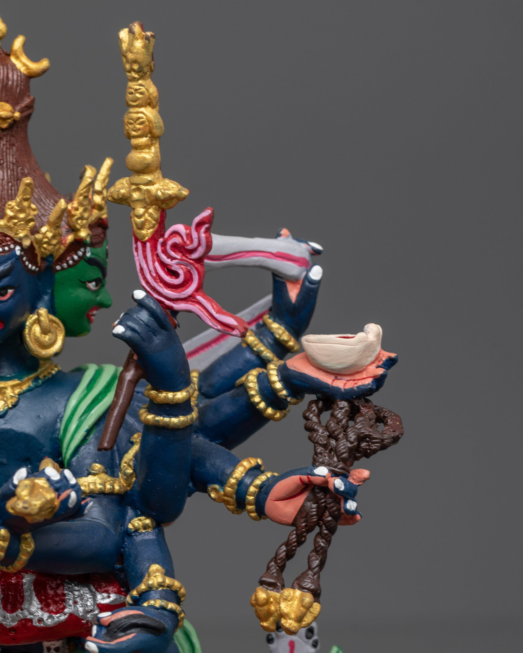 Handmade Chakrasamvara Statue | Exquisite Nepalese Buddhist Protector
