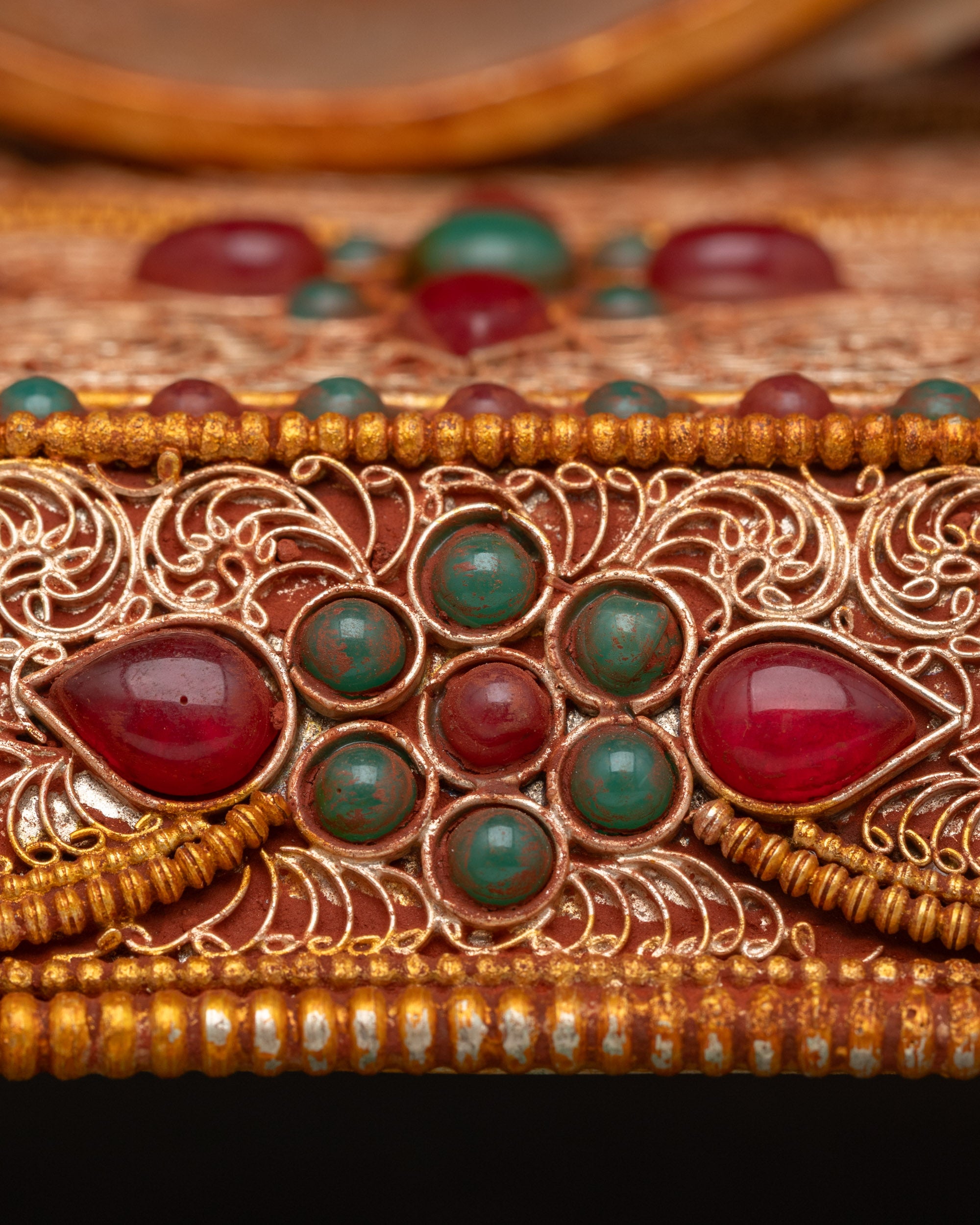 13" Hand-Carved Kartika Ritual Dagger with Throne | Ceremonial Tool