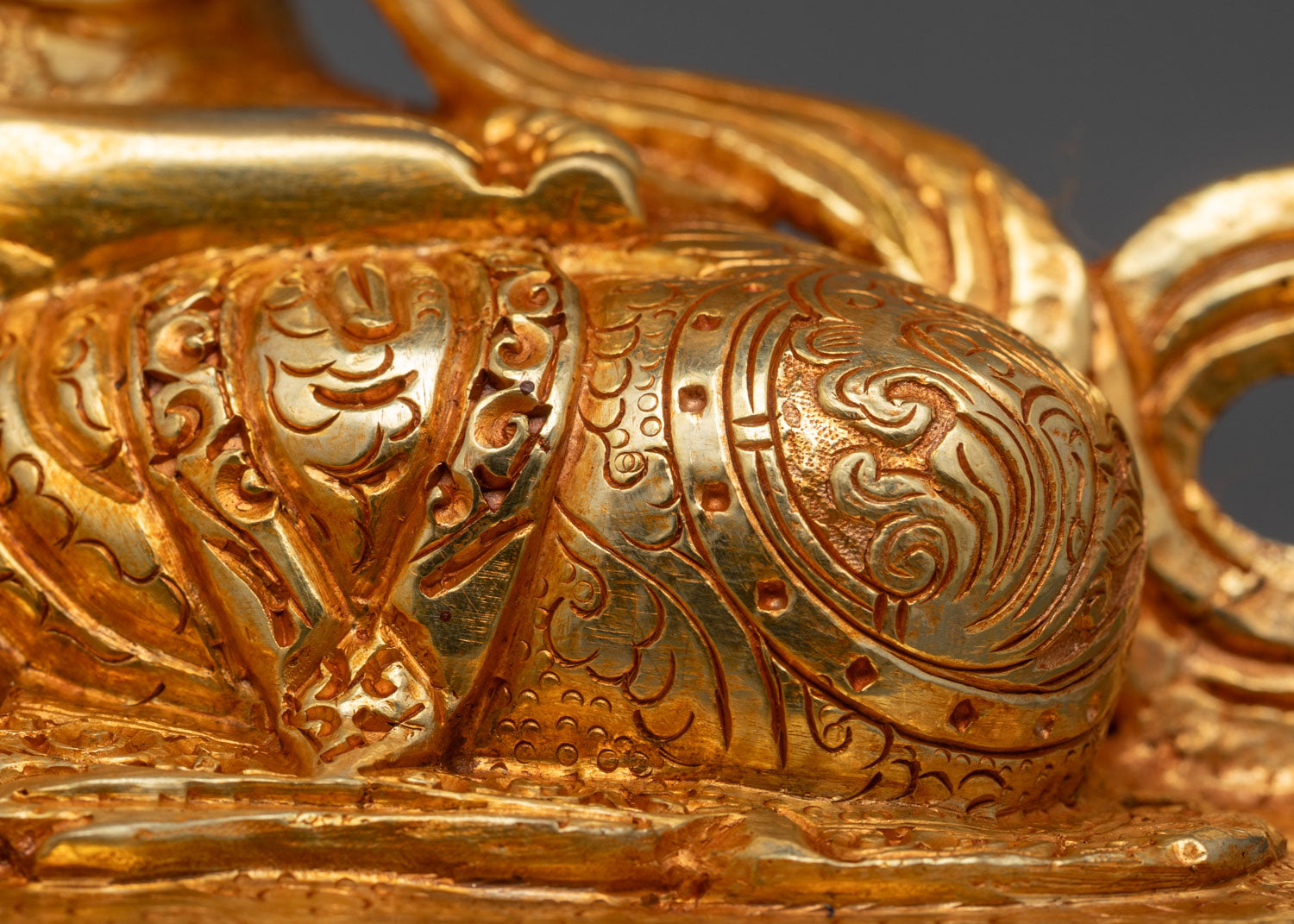 Four-Armed Chenrezig Statue - Handcrafted in Nepal