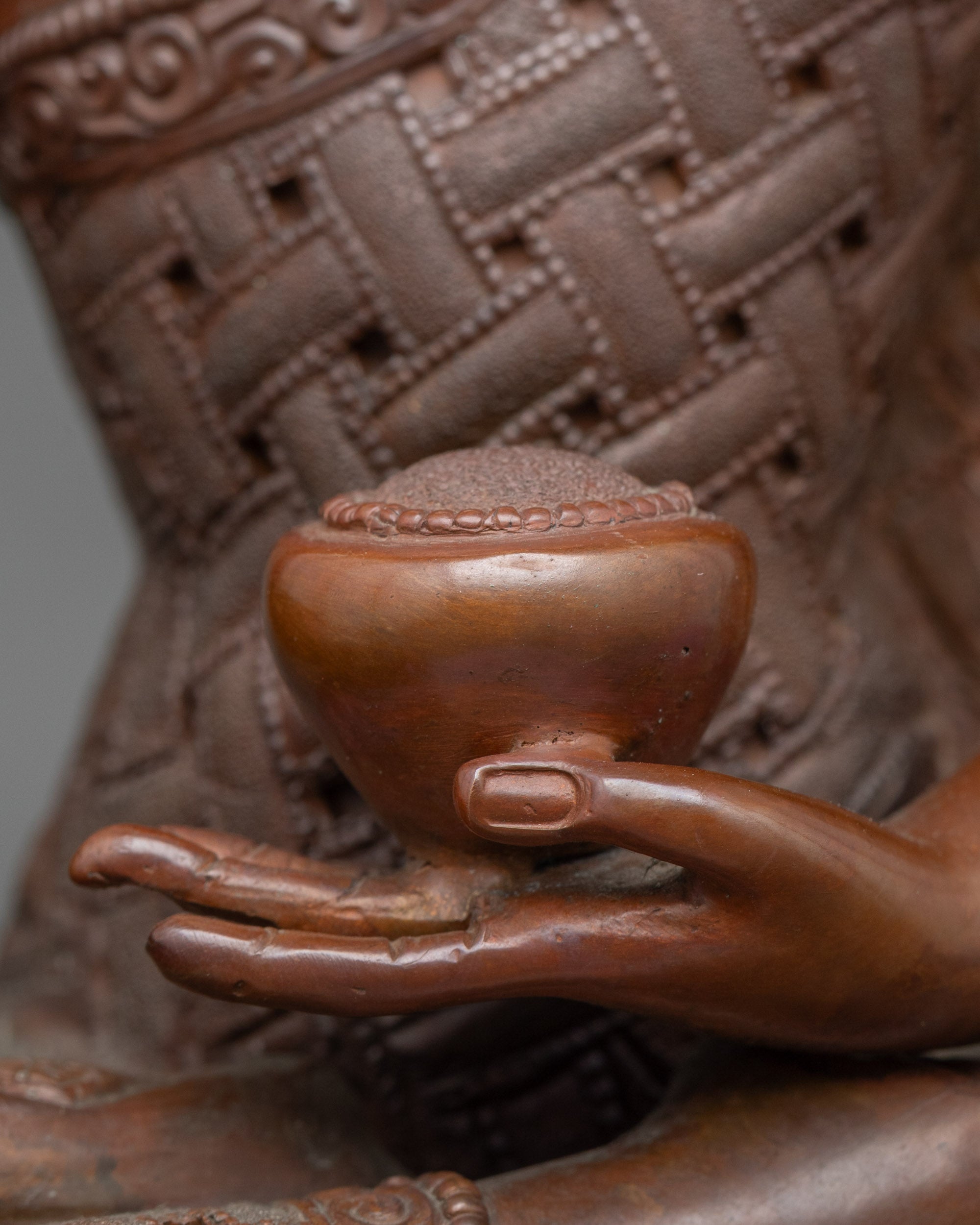 Buddha Shakyamuni Altar Statue | Handcrafted Nepalese Spiritual Art