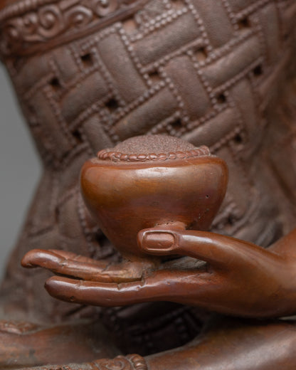 Buddha Shakyamuni Altar Statue | Handcrafted Nepalese Spiritual Art