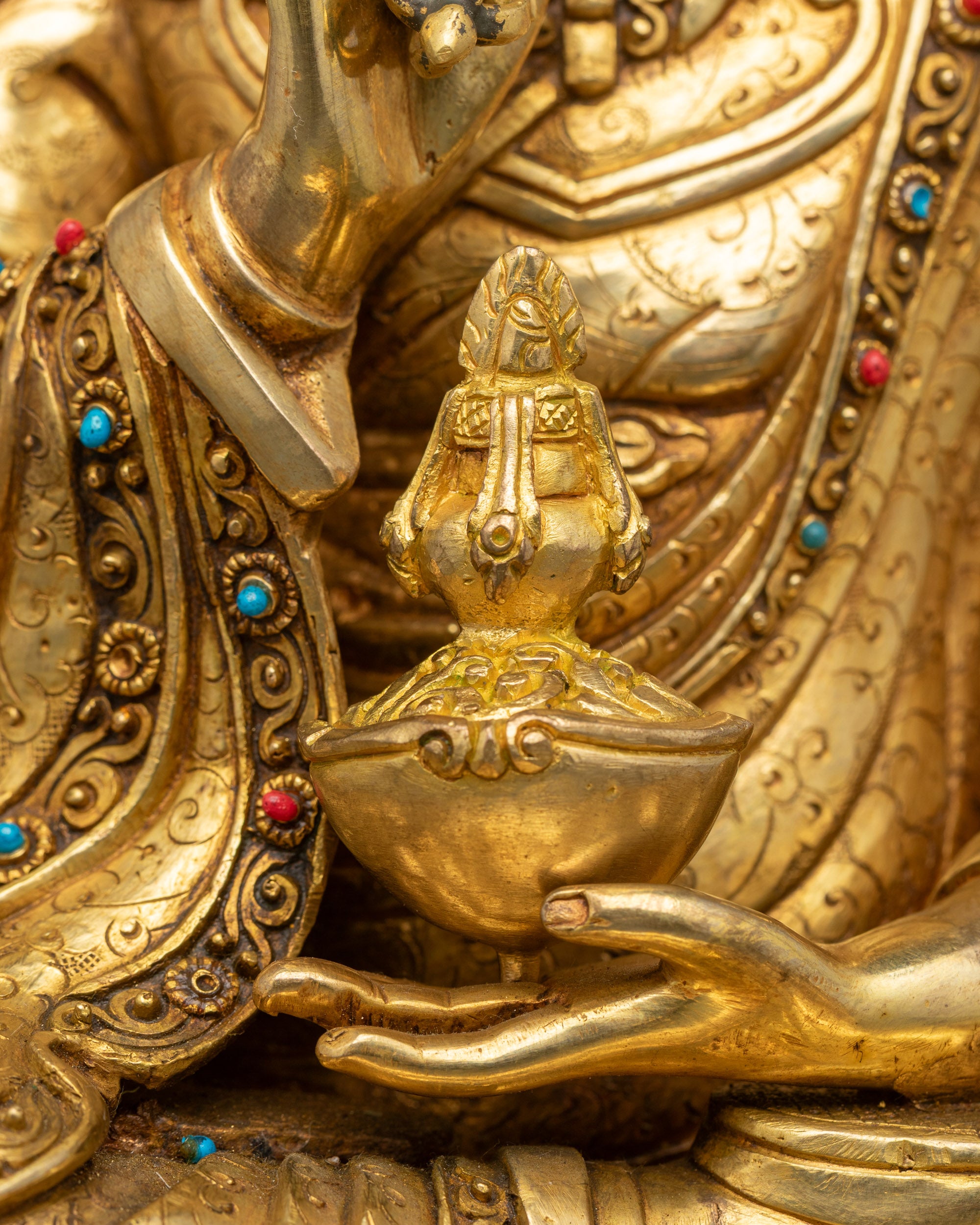 Authentic Tsokye Dorje Statue | Traditional Lost-Wax Buddhist Craft