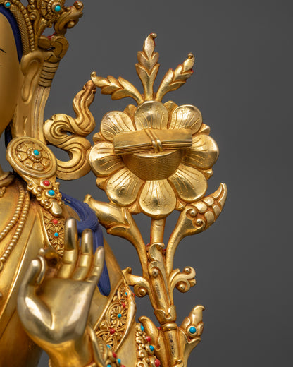 Authentic Manjushri Statue from Nepal | Symbol of Wisdom and Compassion