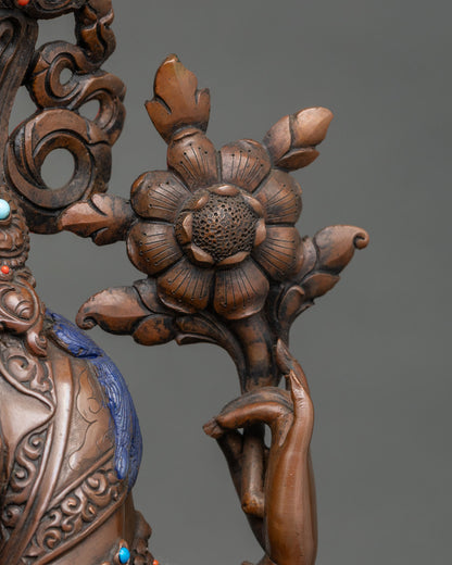 Chenrezig Statue – Handmade Himalayan Compassion Deity