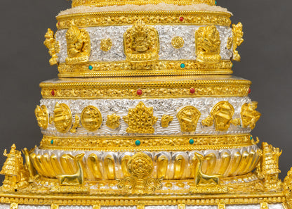 Mandala Offering Set | Handcrafted Himalayan Sacred Ritual Art