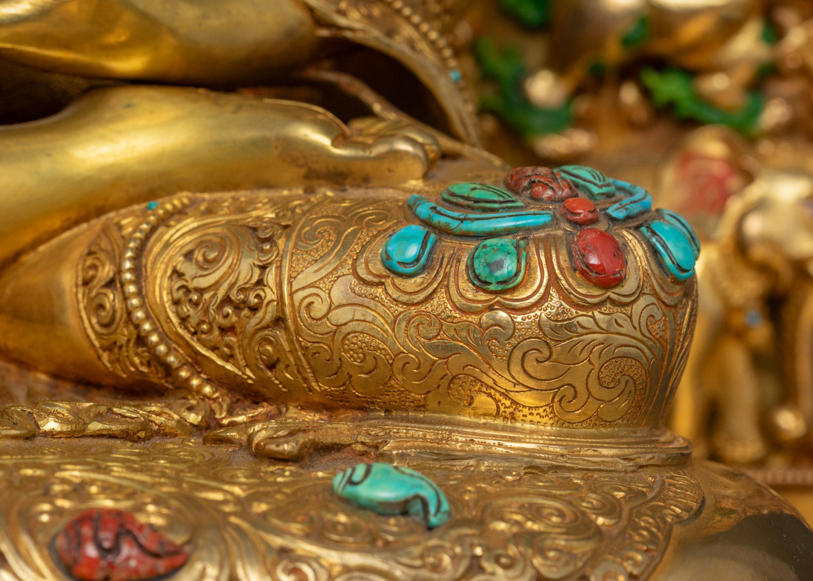 Shakyamuni Buddha Enthroned: Symbol of Enlightenment and Compassion