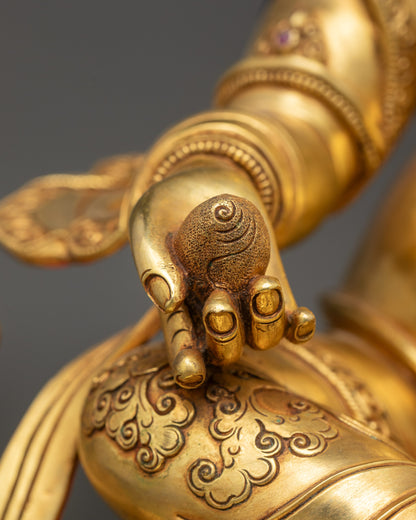 Decorative Dzambhala Statue | Traditional Lost-Wax Casted Idol