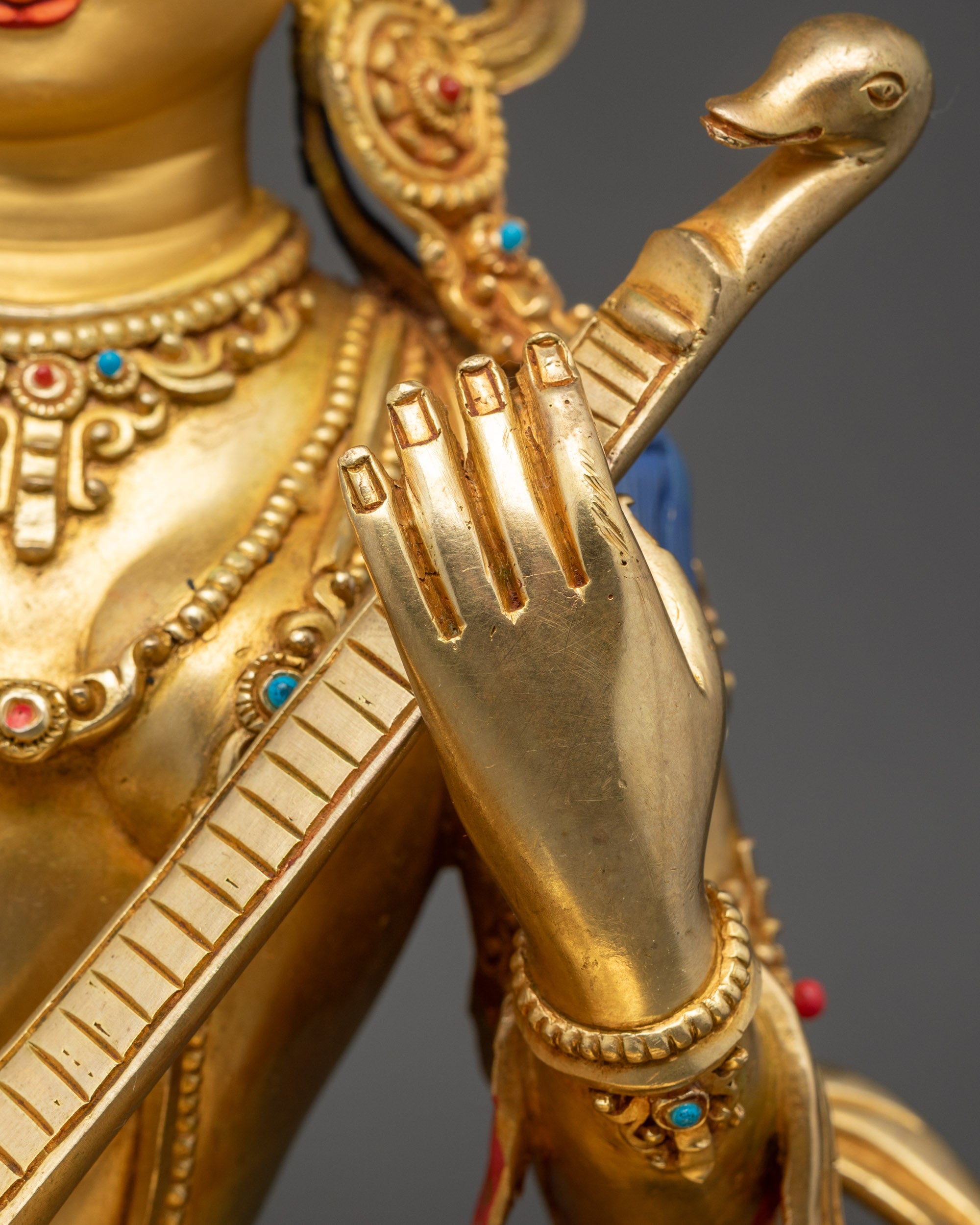 Goddess Saraswati Statue for Home Altar | Nepalese Sculpture