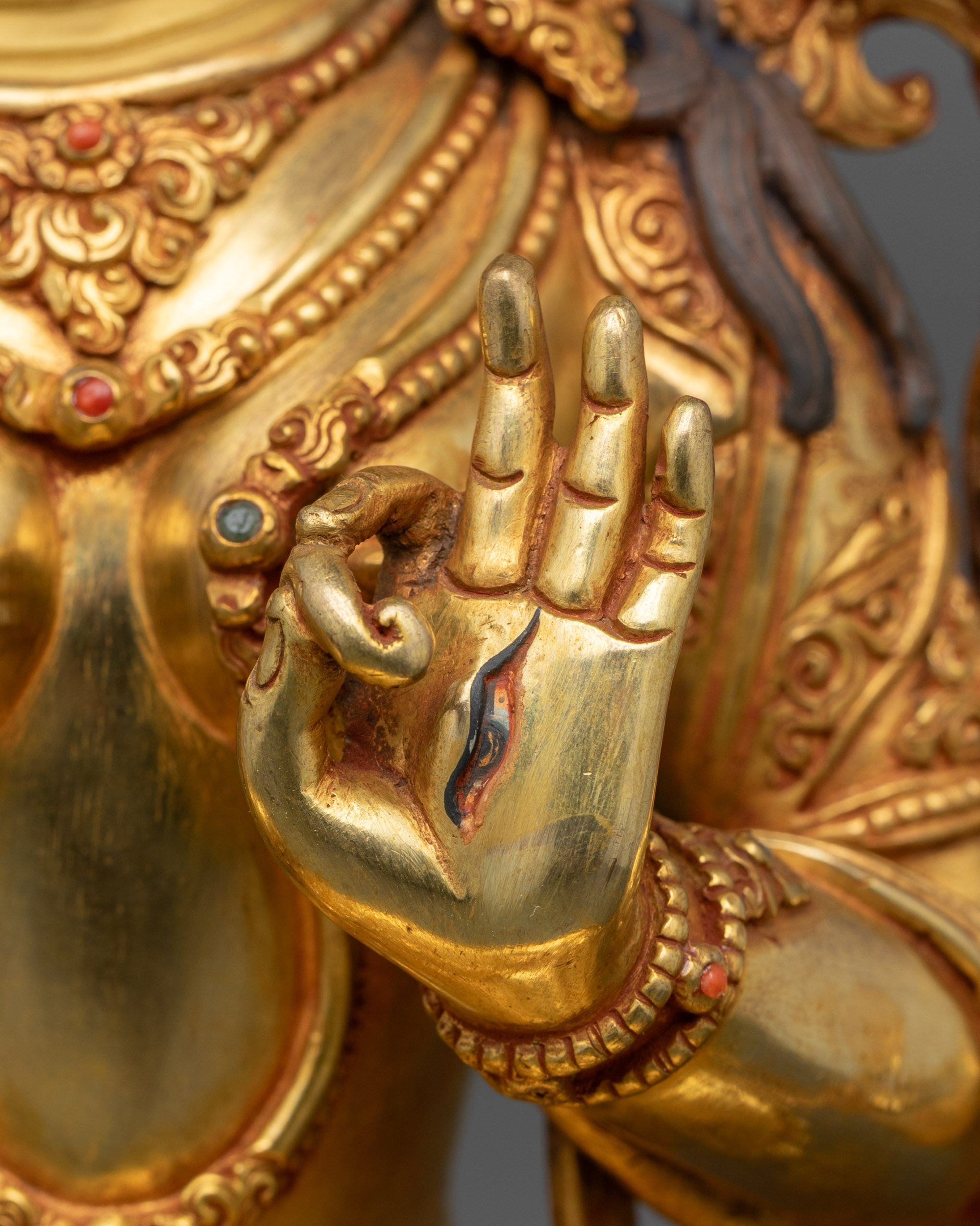 Peaceful White Tara Sculpture | Fine Himalayan Buddhist Art