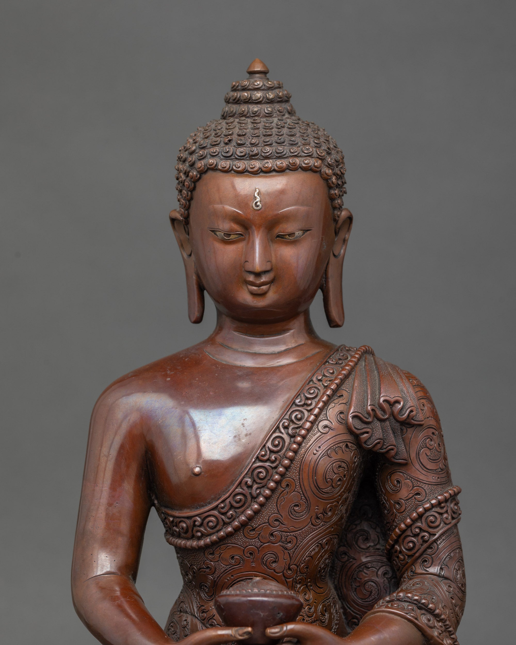 Triple Buddha Statue Set | Handcrafted Himalayan Spiritual Sculpture