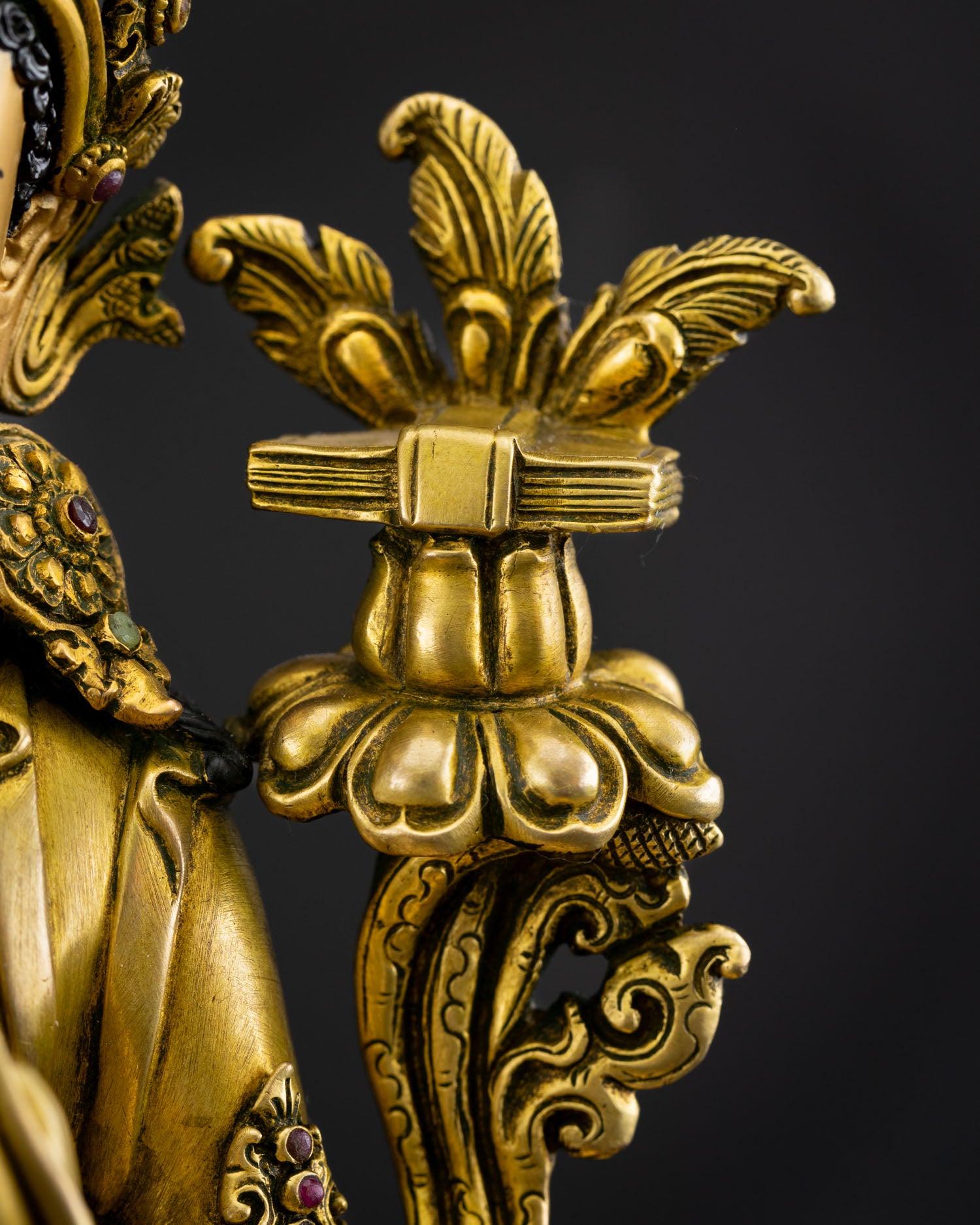 Simhanada Manjushri Statue | Prestigious Buddhist Sculpture