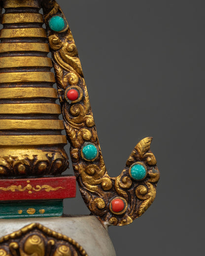 Traditional Stupa for Buddhist Meditation Spaces