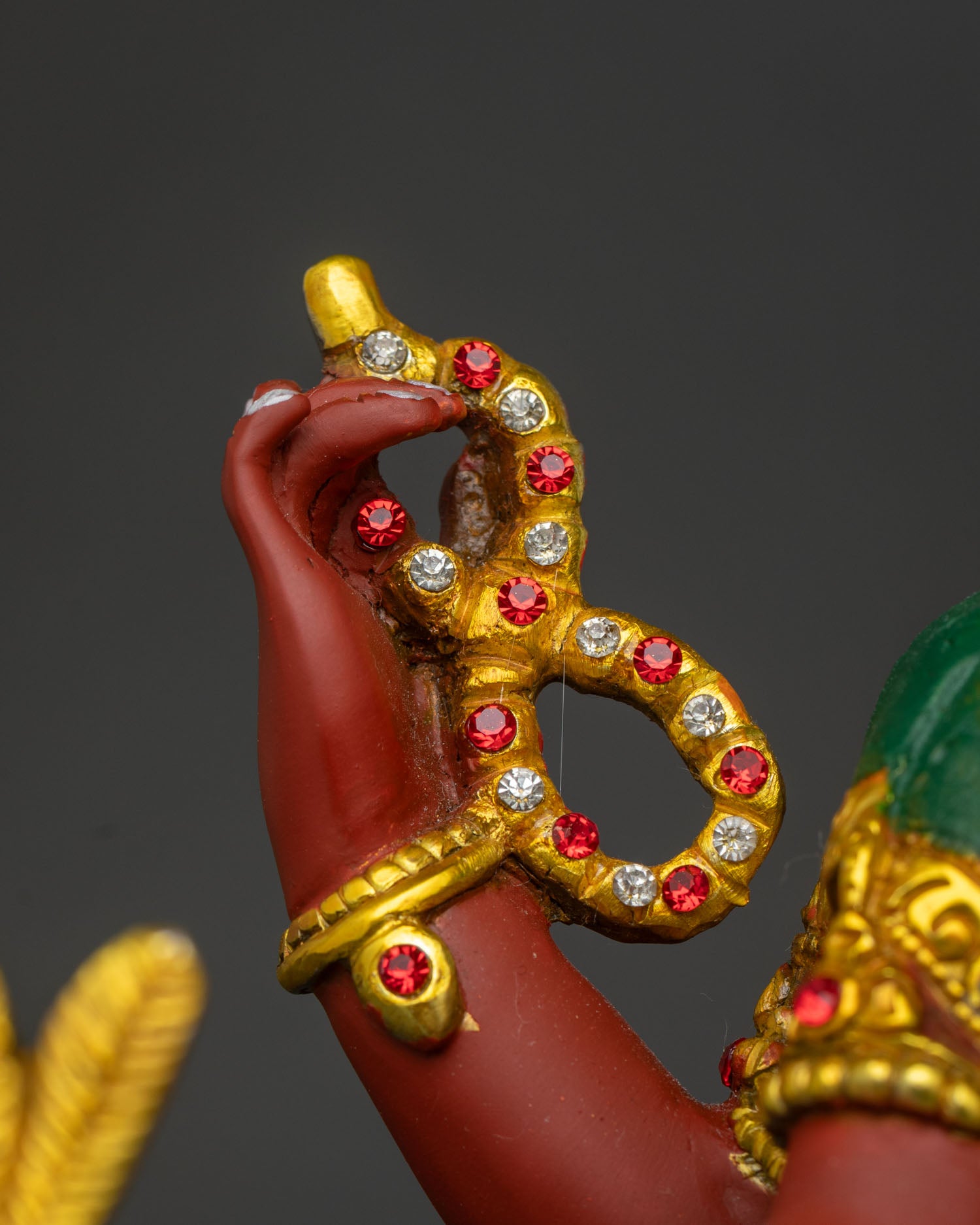 Indoor Ganesh on Throne Statue | Traditional Buddhist Art of Nepal