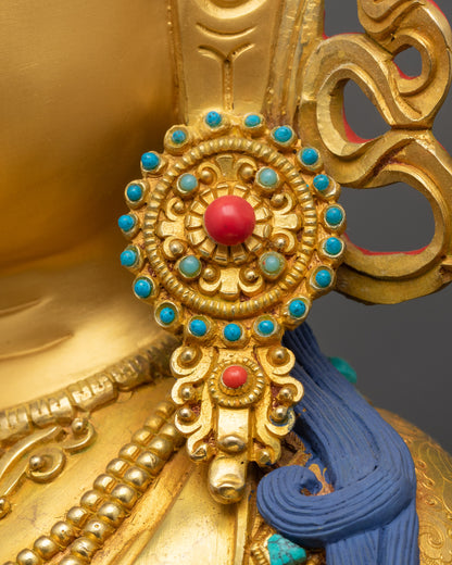 Tibetan Manjushree Sculpture – The Bodhisattva of Wisdom