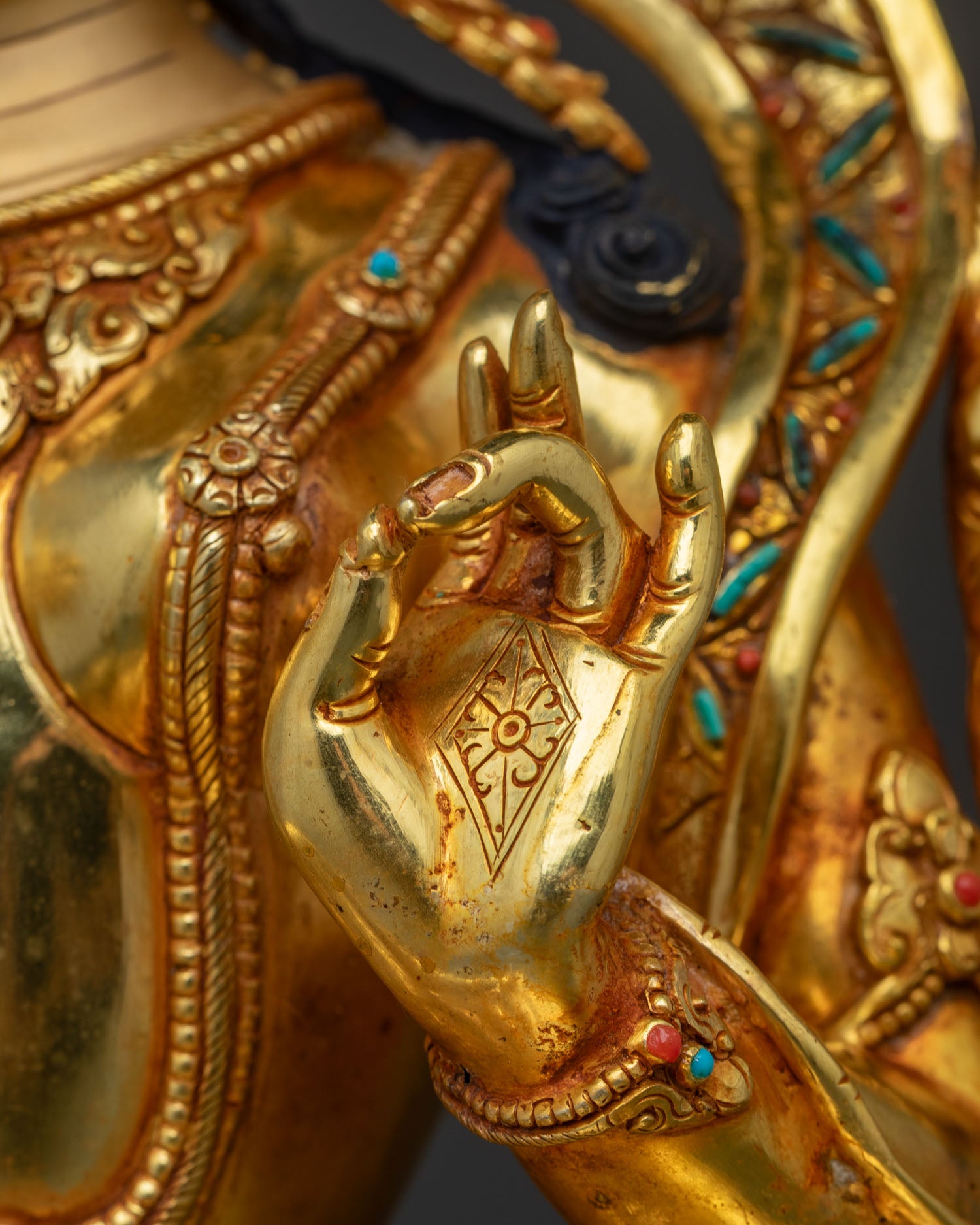 Meditational Green Tara Statue | Lovingly Handcrafted in Nepal
