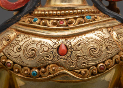 Vajrasattva Sculpture – Sacred Deity of Karma Purification