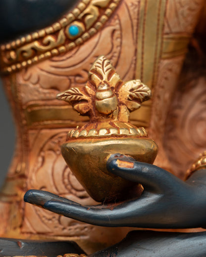 Handcrafted Medicine Buddha Statue from Patan, Nepal