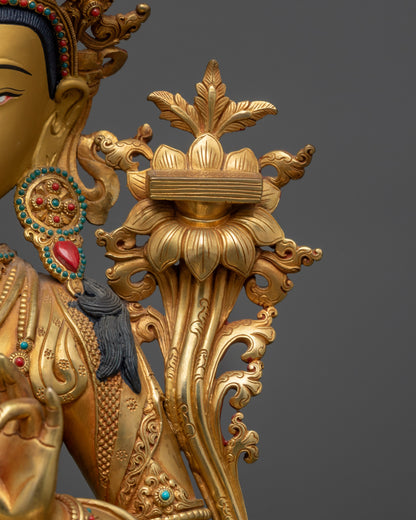 Manifest Insight with Manjushree Statue | Nepalese Handicrafted Idol