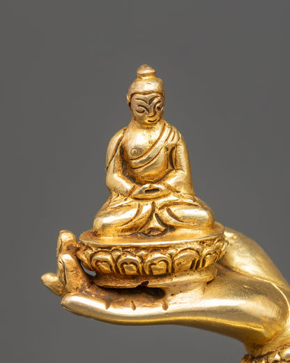 Authentic Namgyalma Statue | Three-Headed Longevity Buddha Sculpture