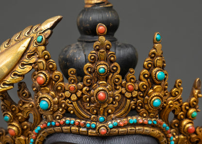 Manjushree Bodhisattva | Traditional Nepalese Buddhist Sculpture