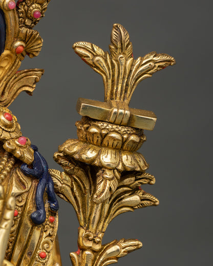 Manjushri Statue | Authentic Buddhist Art from Nepal
