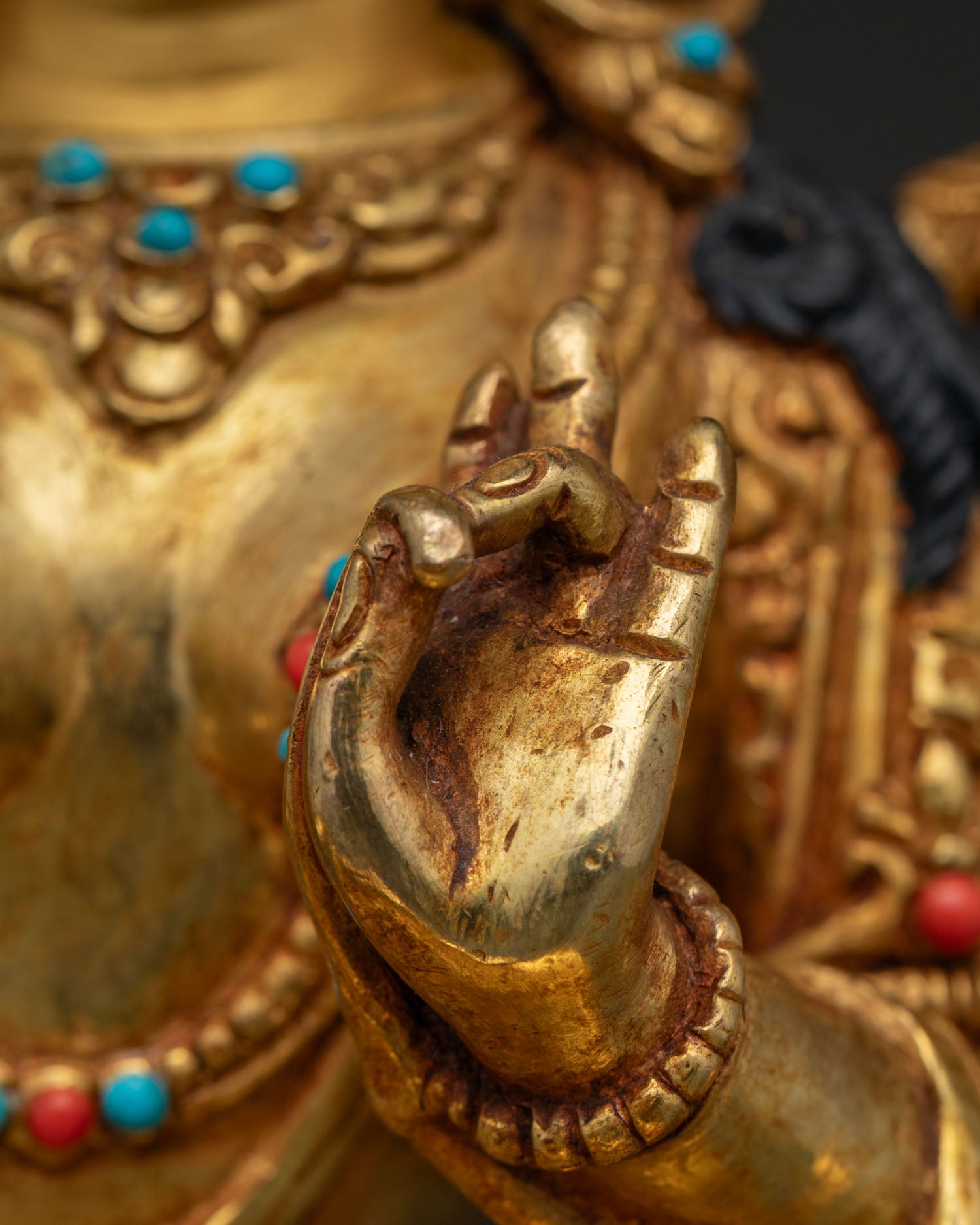 Green Tara Statue | Handcrafted Buddhist Deity for Devotional Spaces