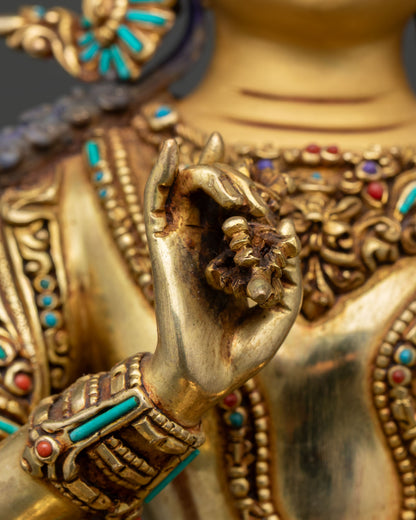 Vajrasattva with Throne – Tibetan Buddhist Statue