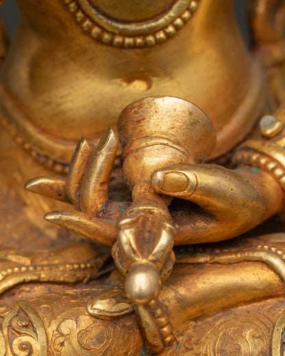 Radiant Vajrasattva Statue - Sacred Buddhist Purification Deity