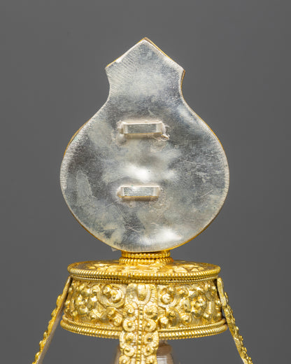 Tibetan Kalasha for Altar | Handcrafted Himalayan Ritual Nectar Vase